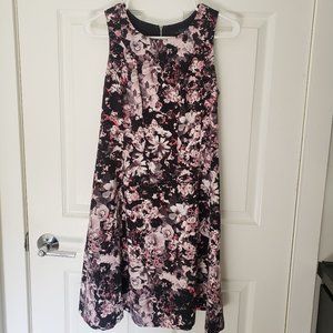 The Limited Sleeveless A-line Floral Dress